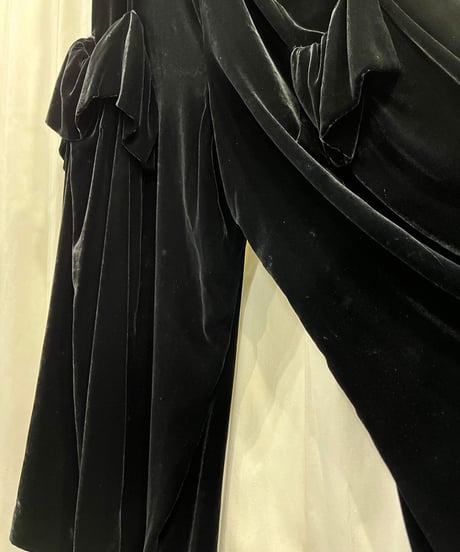 2005AW yohji yamamoto femme ベロアサロペット（FN-D26-295）