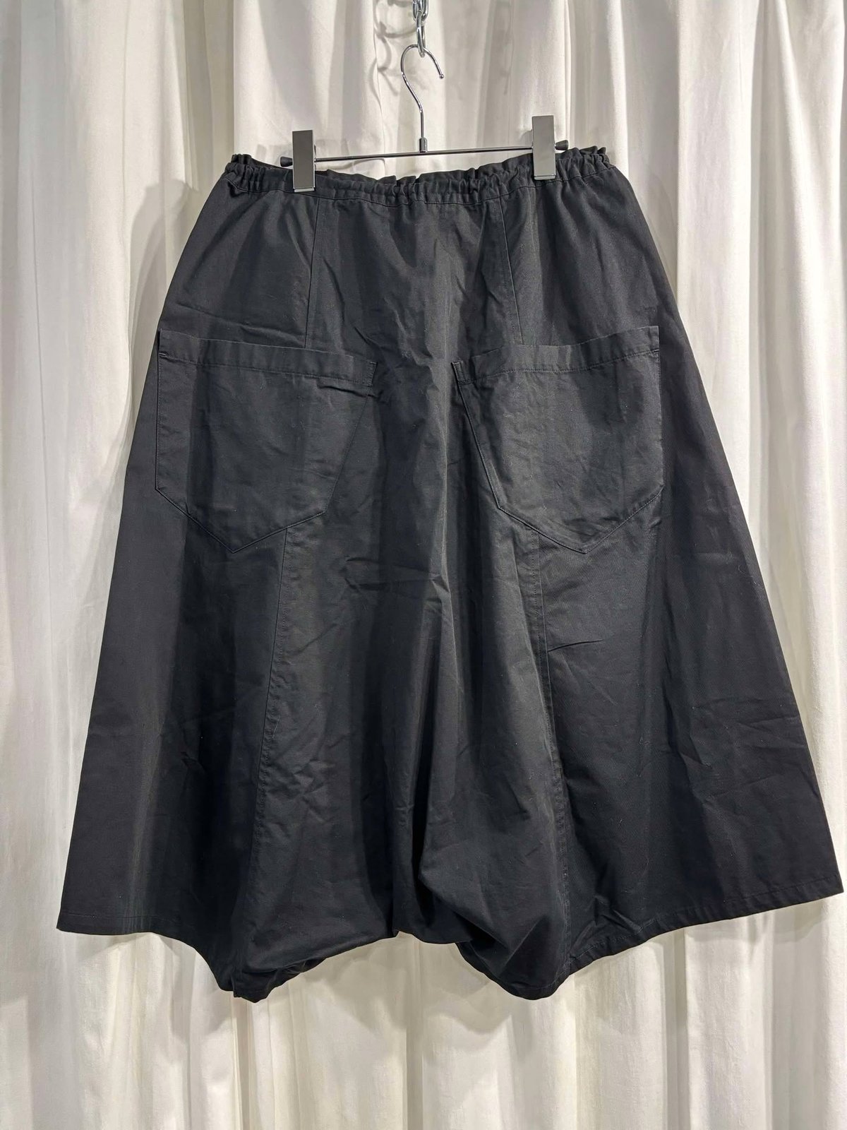 Y's yohji yamamoto 変形コットンパンツ Y's BORN PRODUCT] COTTON TWILL LONG STRAIGHT PANTS(XS Beige