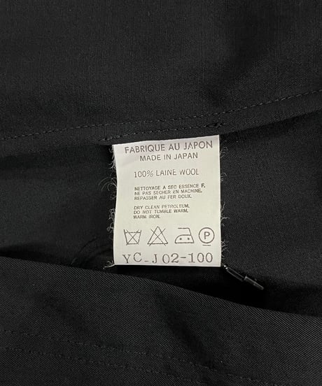 Y's yohji yamamoto スナップ釦ブルゾン（YC-J02-100）
