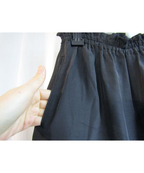 Y's yohji yamamoto ゴムシャーリングワイドパンツ YZ-P01-268