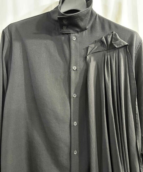 2020AW yohji yamamoto pour homme ギャバ ドレープシャツ（HR-B98-880）
