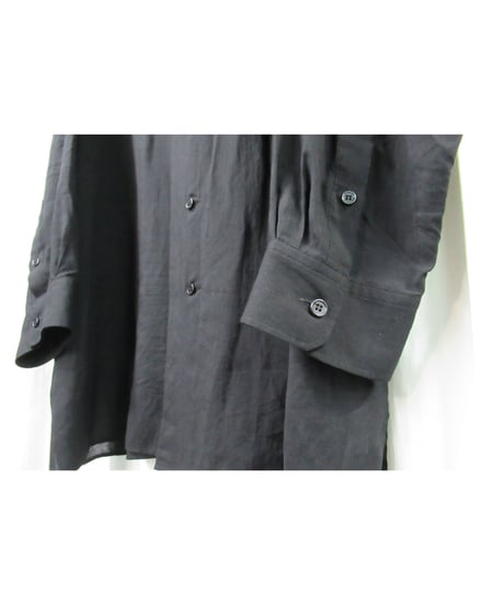 20aw yohji yamamoto pour homme スタンドカラーデザインブラウス（HR-B22-212）