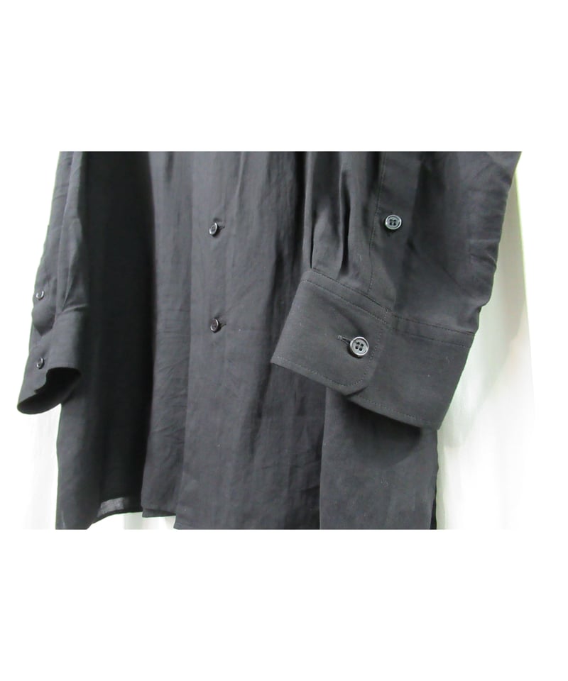 20aw yohji yamamoto pour homme スタンドカラーデザインブラウス（