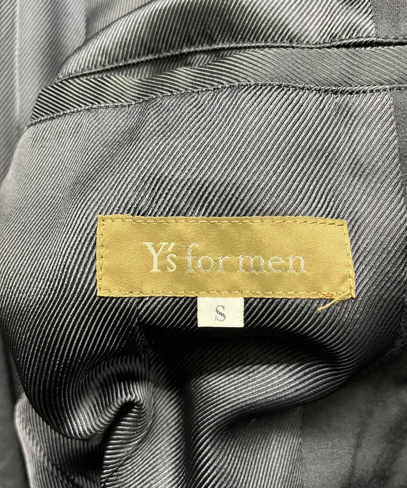 Y's ダブルジャケット Y's yohji yamamoto ファスナーデザイン 変形ダブルジャケット