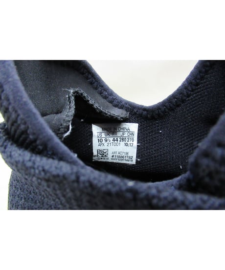 Y-3 yohji yamamoto 紺 ３本ラインデザインスニーカー