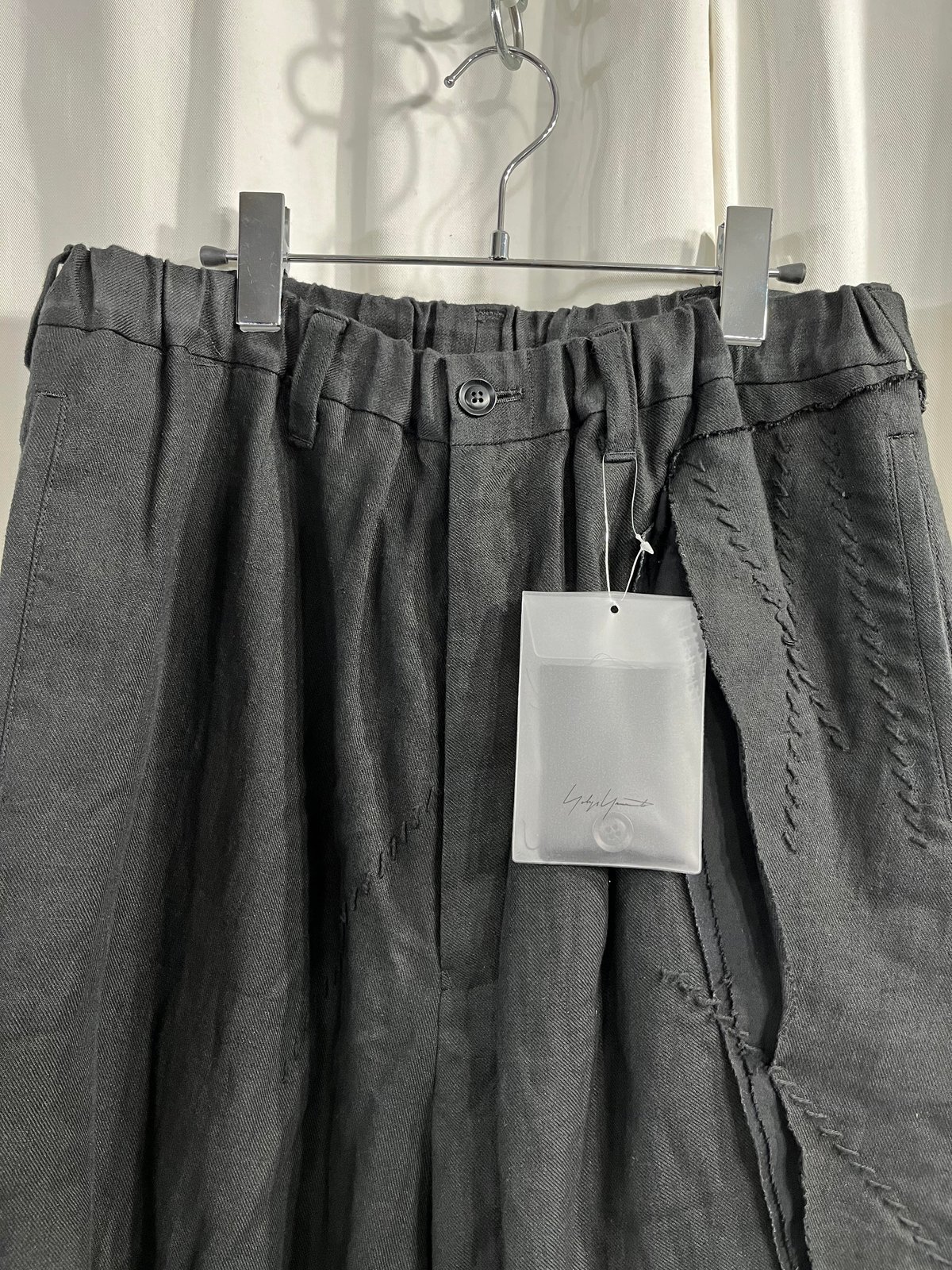 Yohji Yamamoto POUR HOMME 22AWサルエルデニムパンツ Yohji Yamamoto POUR HOMME 22AWサルエルデニムパンツ