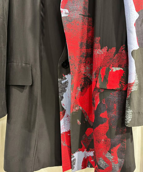 2019SS yohji yamamoto femme 左前二重シルクジャケット（FH-J05-401）
