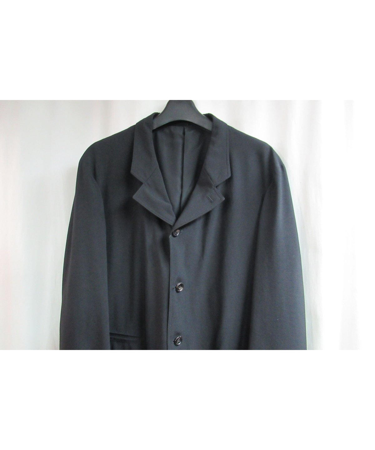 AD1997 COMME des GARCONS HOMME PLUS 黒 シンプルジャケット AD1997 COMME des GARCONS HOMME PLUS 黒 シンプルジャケット