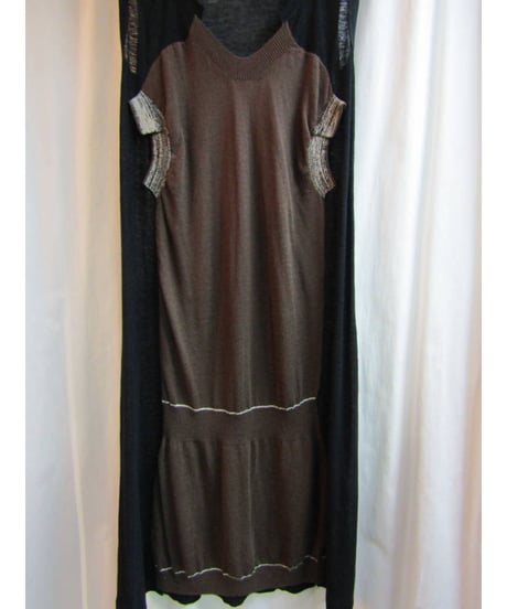 Y's yohji yamamoto フロントデザインリネンワンピース YX-T88-869