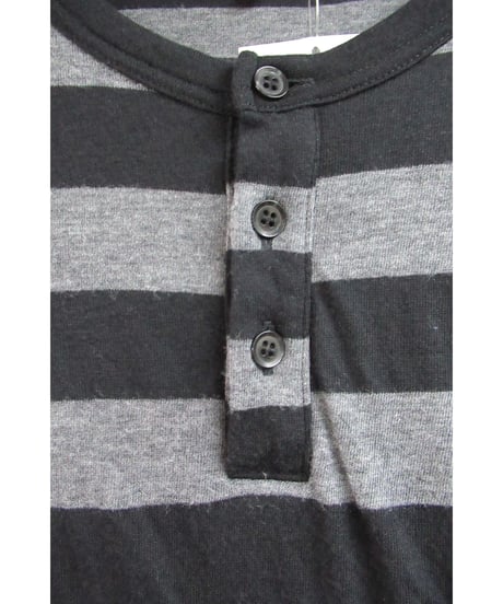 08ss yohji yamamoto pour homme ヘンリーネックデザインカットソー HM-T47-084