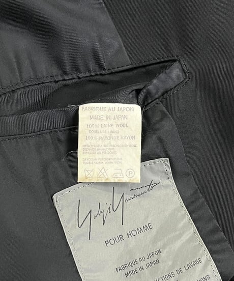 1998AW yohji yamamoto pour homme vintage 3釦デザインジャケット（HV-J62-174）