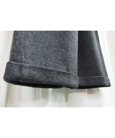 98aw yohji yamamoto pour homme vintage グレー シンプルワイドパンツ（HY-T58-980）