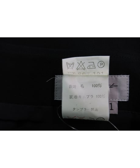 07ss yohji yamamoto シンプルタイトロングスカート FT-S07-101