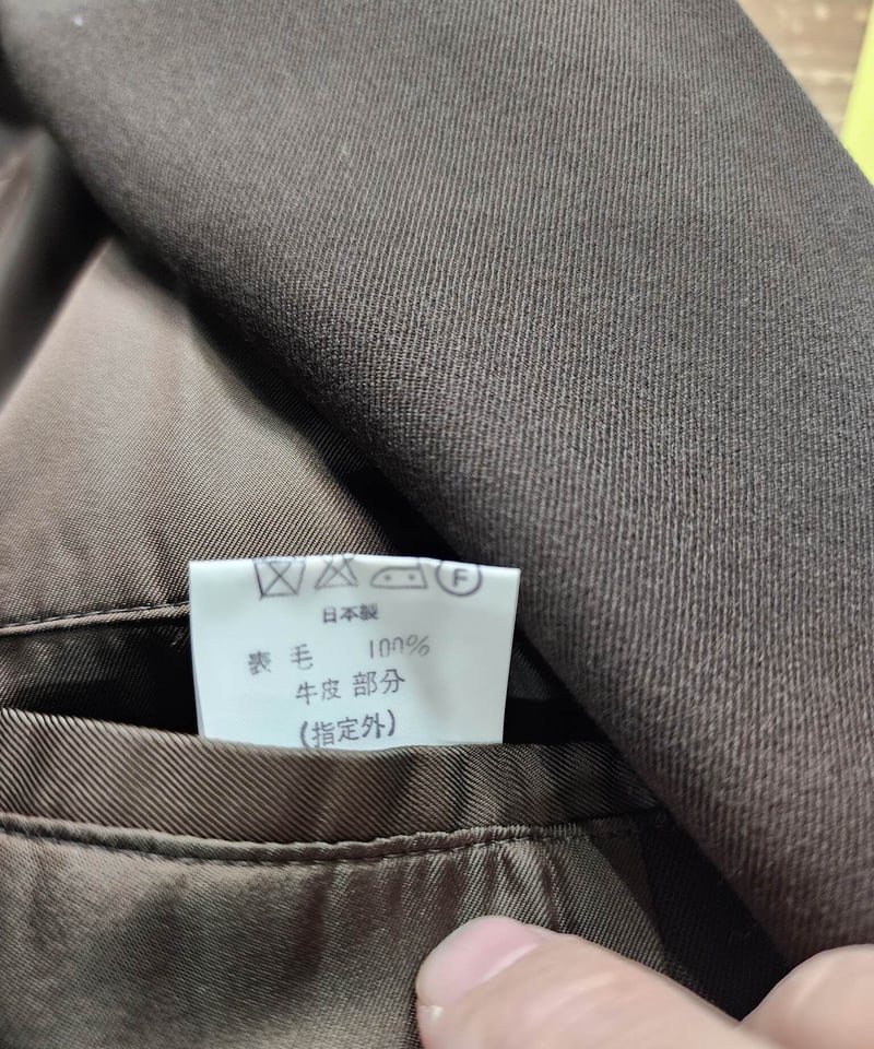1991aw yohji yamamoto pour homme 6.1THEMEN レザー切