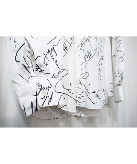 COMME des GARCONS HOMME PLUS プリントデザインブラウス（GBL-2）