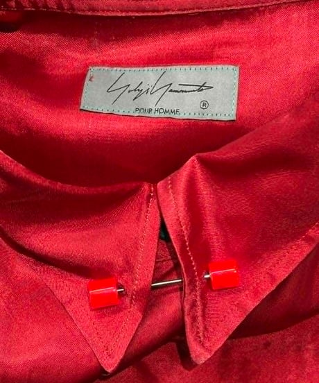 SAMPLE yohji yamamoto pour homme 鹿鳴館ブラウス（HG-B97-233）