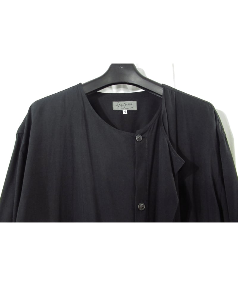 yohji yamamoto pour homme17ssレーヨンギャバブラウス