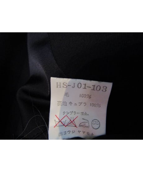 92aw オールド yohji yamamoto pour homme vintage 紺ビッグジャケット HS-J01-103