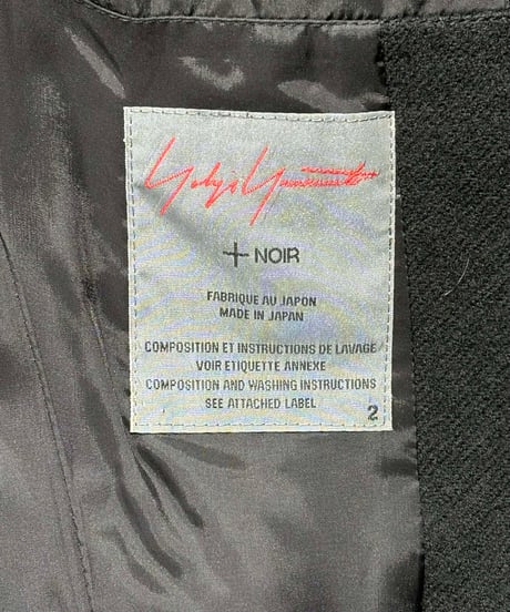 yohji yamamoto ＋NOIR フーテッドコート（NR-C06-104）