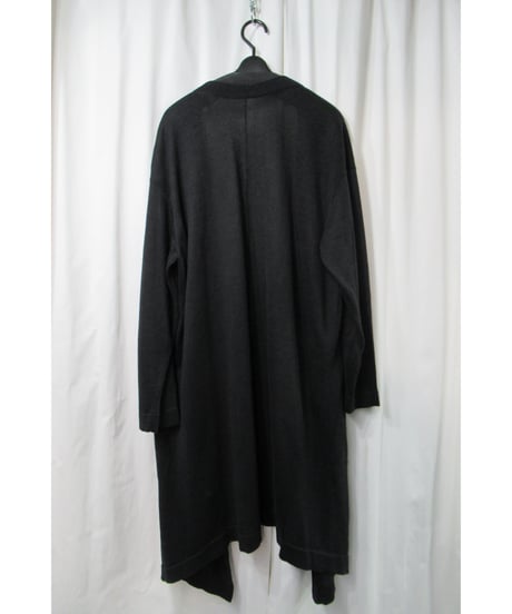 Y’s yohji yamamoto  ボタンレス パチポケットデザイン ロングカーディガン（YH-K61-084）