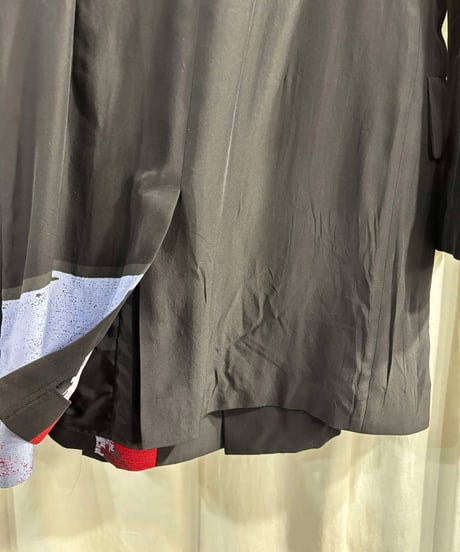 2019SS yohji yamamoto femme 左前二重シルクジャケット（FH-J05-401）