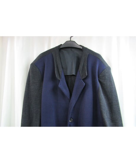 80’s yohji yamamoto pour homme vintage 切替えニットジャケット HJ-1