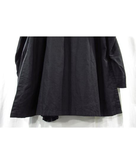 17ss yohji yamamoto pour homme 半身ストライプ レイヤードデザイン ノーカラーブラウス（HD-B25-809）