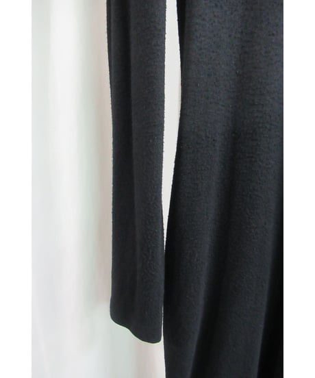 90’s Y's yohji yamamoto vintage 黒 シンプル長袖ワンピース YD-2