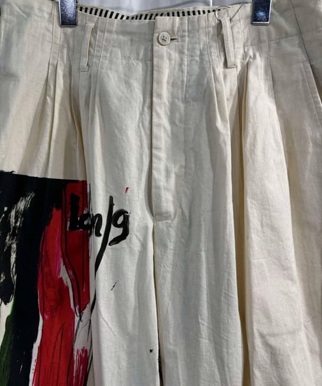 2017SS yohji yamamoto pour homme ワイドパンツ（HD-P73-042）