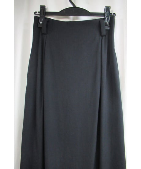 90's Y's yohji yamamoto vintage タック入りシンプルフレアスカート YE-S03-100