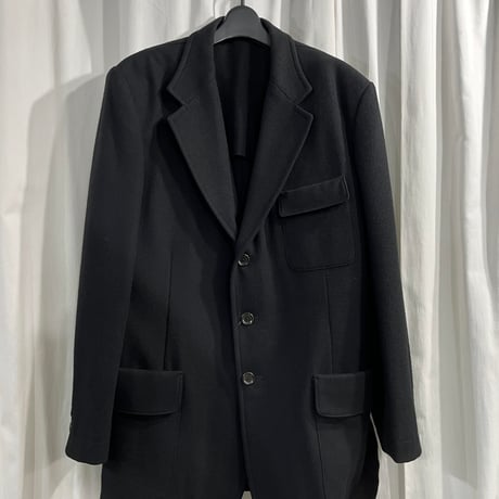 Yohjiyamamoto pour homme 3つボタンジャケット Ta TUXEDO 3 BUTTONS JACKET(S Black): Yohji Yamamoto POUR