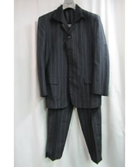 レア 80’s COMME des GARCONS HOMME PLUS プリーツ襟デザインセットアップ PJ-11067M