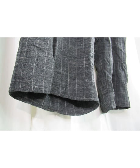 90’s yohji yamamoto pour homme vintage SAMPLE グレー ストライプデザインセットアップ（J16-233-1M）