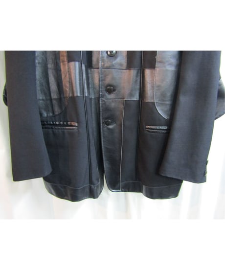 96aw yohji yamamoto pour homme vintage 脱色期 アーマーデザインジャケット HG-J46-806
