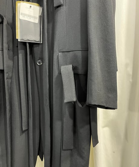 2020ss yohji yamamoto pour homme テープアレンジロングジャケット（HN-J70-100）