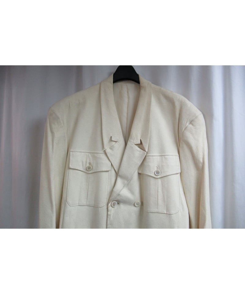 80s】COMME des GARCONS ノーカラー ジャケット アーカイブ