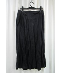 新品未使用 Y's yohji yamamoto ボタンデザイン巻きタイトスカート YX-S05-200
