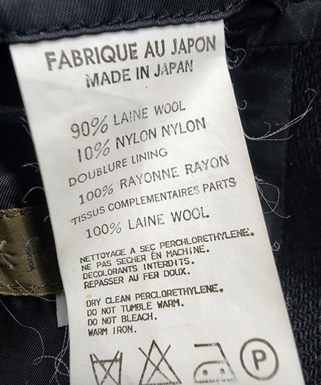 Y's for men yohji yamamoto 黒　ミリタリージャケット (MN-Y03-130)