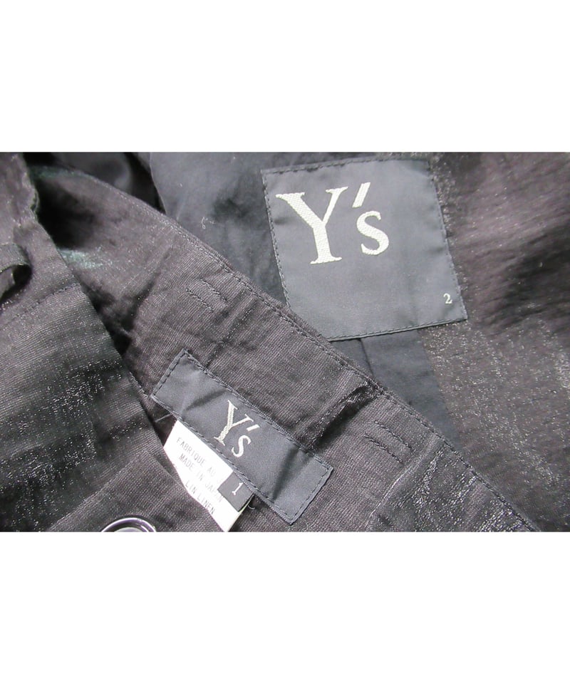 Y's ヨウジヤマモト ステッチセットアップ （別売り可） yohji 21AW Y's ヨウジヤマモト ステッチセットアップ （別売り可） yohji 21AW