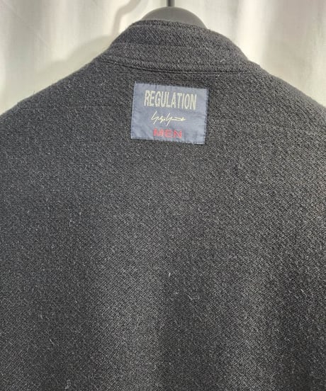 14aw REGULATION Yohji Yamamoto 黒 スタンドカラーニット (HF-T61-171）
