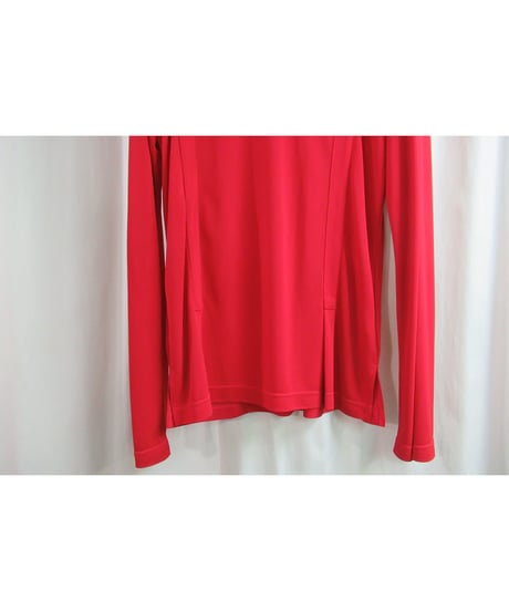 90's Y's yohji yamamoto vintage 赤 タックデザインカットソー YU-T