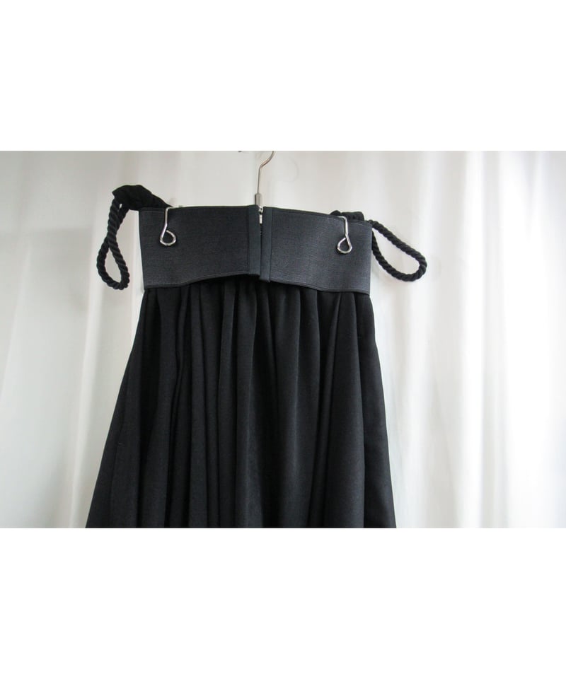 LIMI feu yohji yamamoto ベルト付フレアスカート TZ-D04-900 
