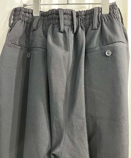 2021SS yohji yamamoto pour homme シワギャバ ゴム紐パンツ（HD-P53-100）