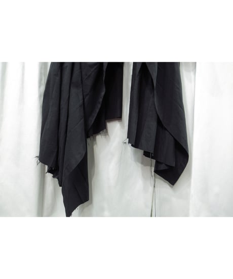 17aw yohji yamamoto femme プリーツデザイン アシメトリーセットアップ（FK-J05-901/FK-S02-901）
