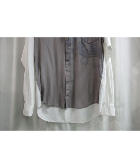 Y's for men yohji yamamoto フロント切替えデザインブラウス MR-B04-806