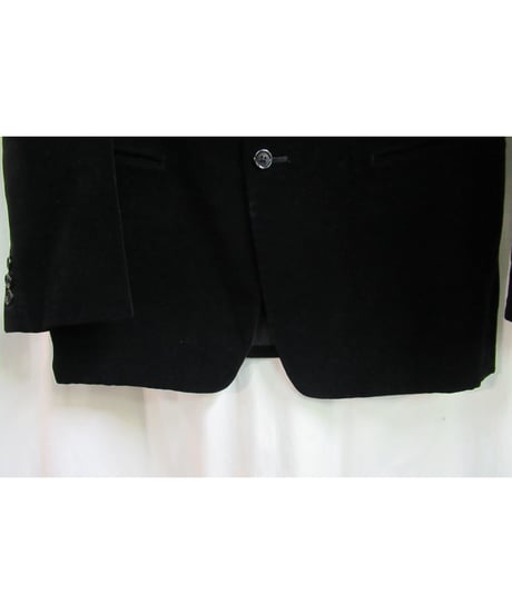 yohji yamamoto COSTUME D' homme 襟デザインベロアジャケット HV-J84-022