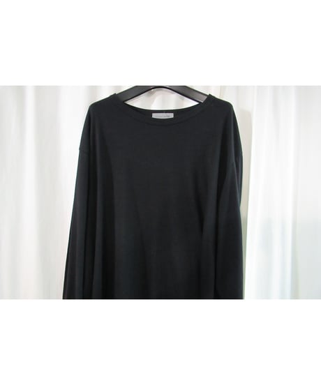 21ss yohji yamamoto pour homme 黒 バックプリントシンプルカットソー HD-T72-987