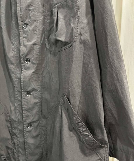 2019ss yohji yamamoto pour homme 製品染め ポケットデザイン ロングブラウス（HH-B09-900）