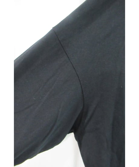 17ss BLACK and BLACK yohji yamamoto +noir 黒 顔料プリントカットソー ND-T61-074