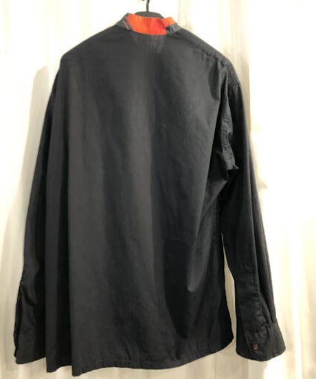 2016ss yohji yamamoto pourhomme　スタンドカラーシャツ(HO-B39-036)